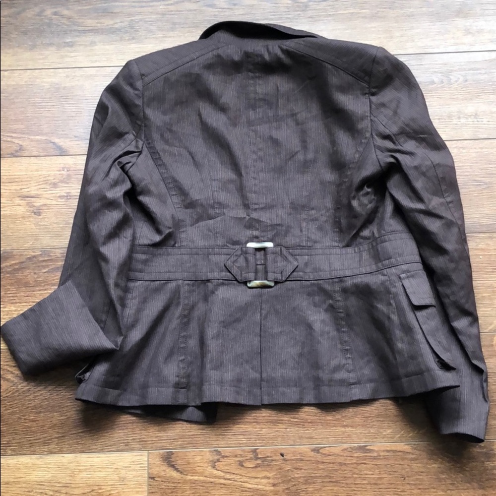 NWT Banana Republic Casual Brown Jacket - Picture 7 of 8